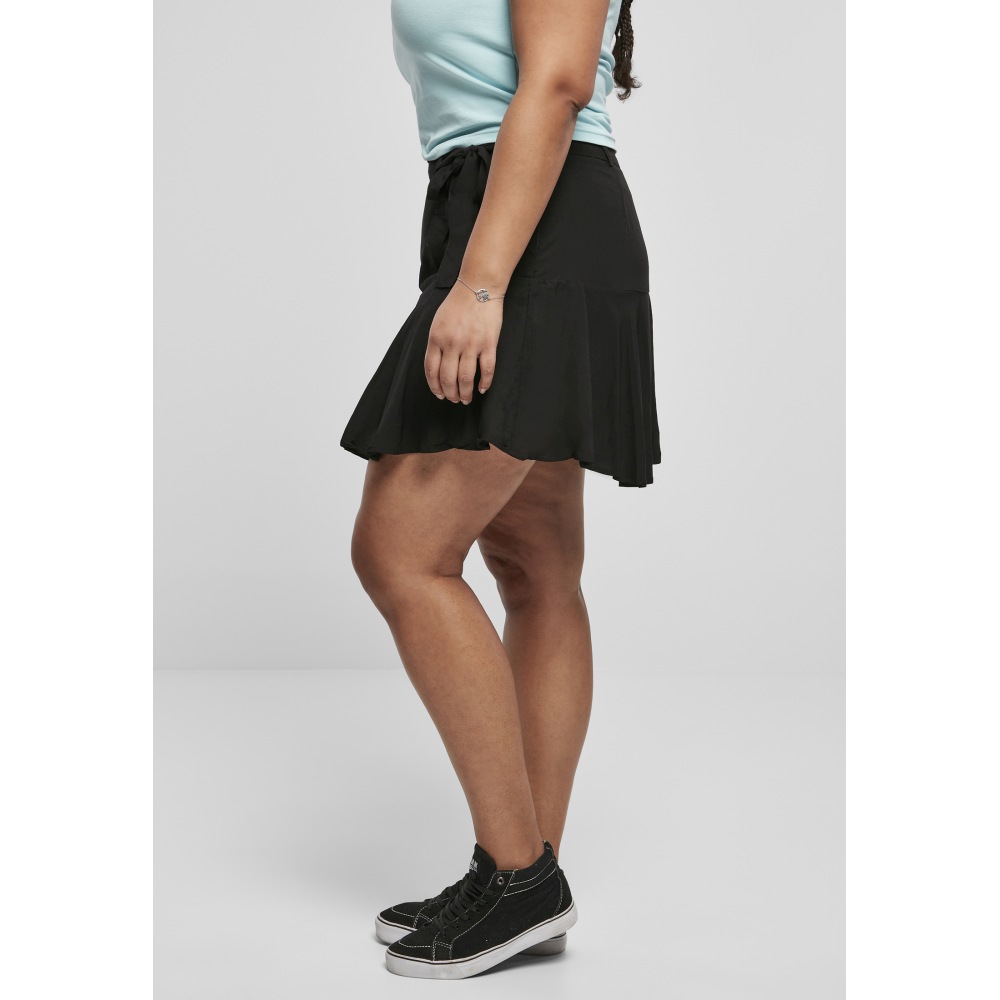 Urban Classics - Viscose Kurzer Rock - Schwarz